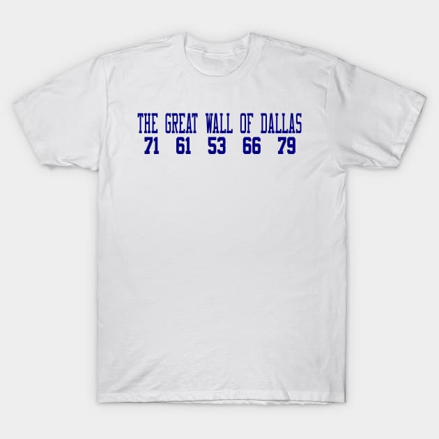 The Great Wall of Dallas T-Shirt by Retro Sports